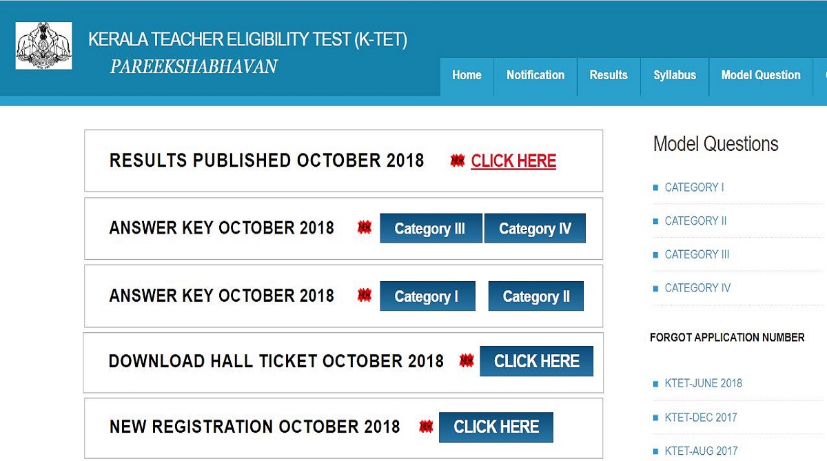 KTET 2018 result declared on official website | Check now at ktet.kerala.gov.in