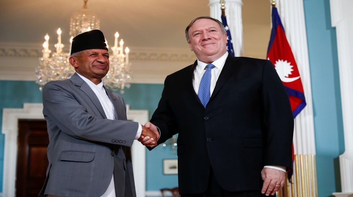 Amid Chinese inroads, Pompeo meets Nepal foreign minister