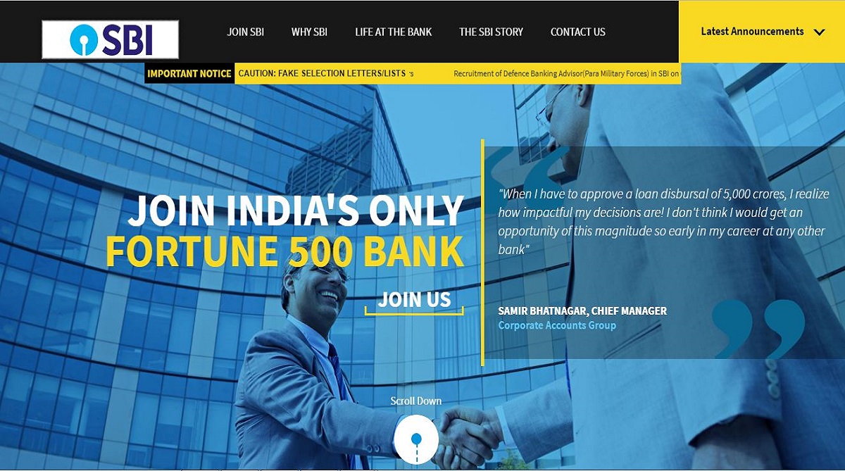 SBI SO recruitment 2018: Application process ends today, apply now at sbi.co.in/careers