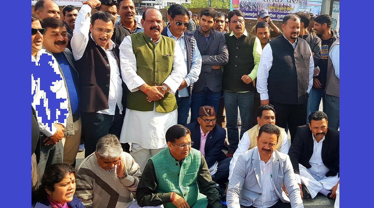Uttarakhand: Congress stages protest over security check
