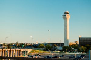 Drone sighting briefly disrupts major US airport