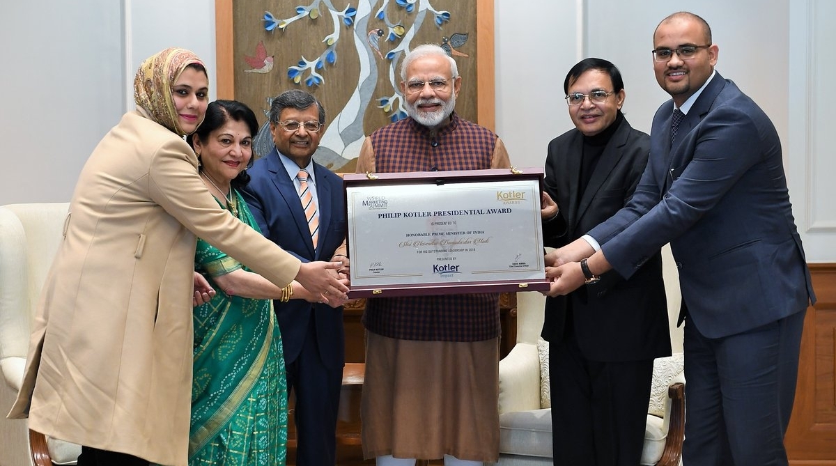 Philip Kotler congratulates PM Modi for Presidential award