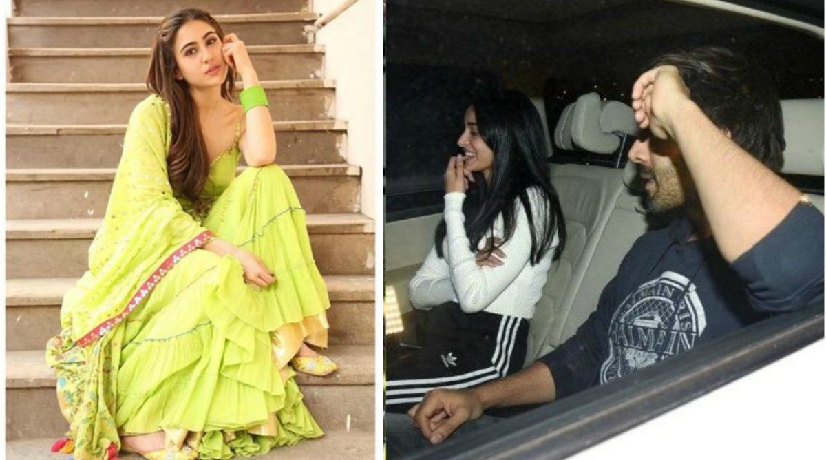 Sara Ali Khan reacts to Kartik Aaryan-Ananya Panday rumours | See video