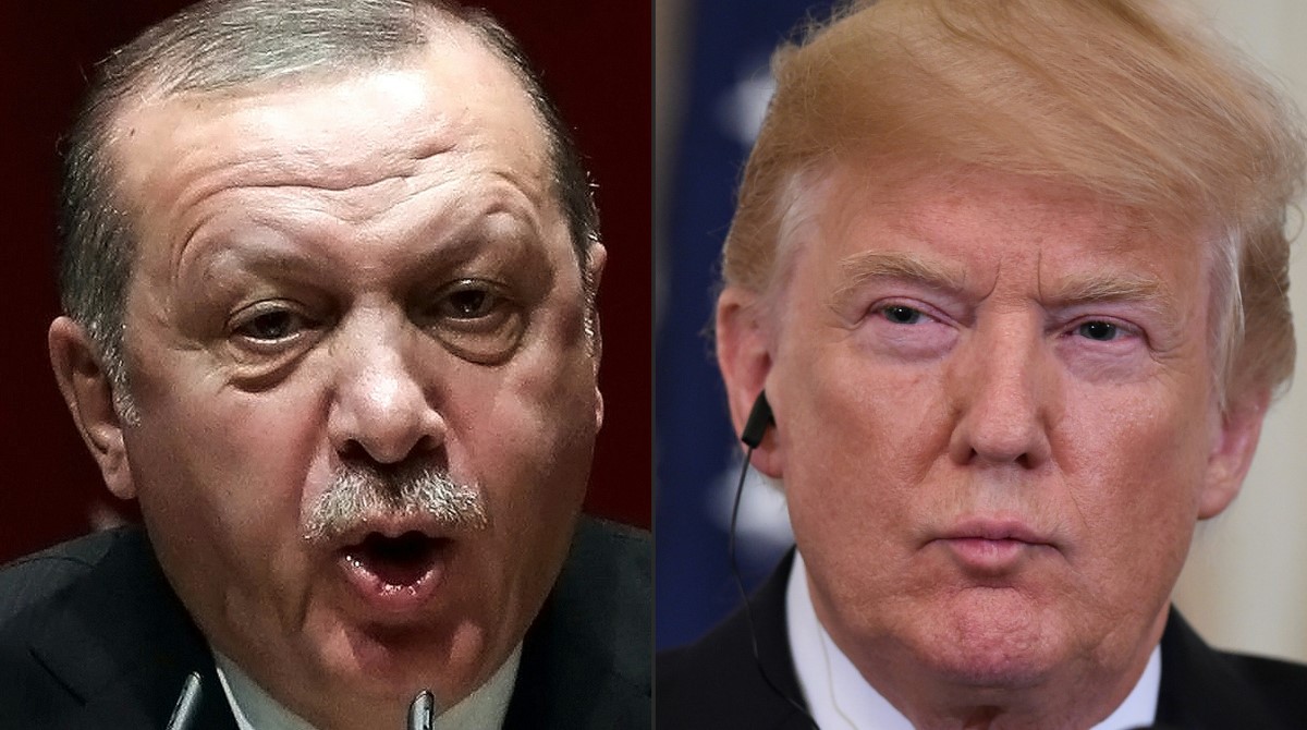 Recep Tayyip Erdogan, Donald Trump, Security zone, Syria