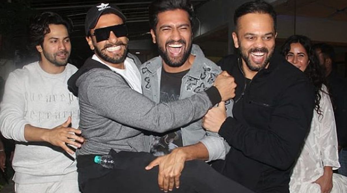 Watch: Ranveer Singh and Vicky Kaushal’s ‘bromance’ at URI screening