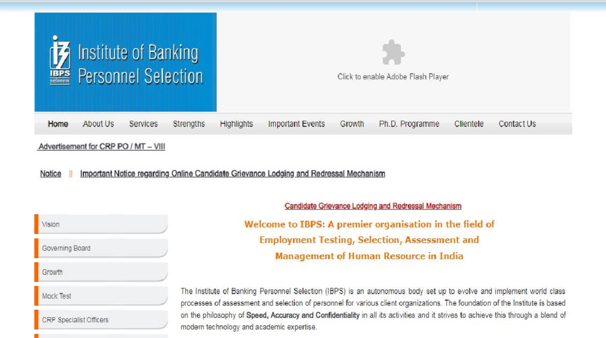 IBPS Clerk prelims scorecard 2018 available online at ibps.in | Check before January 20