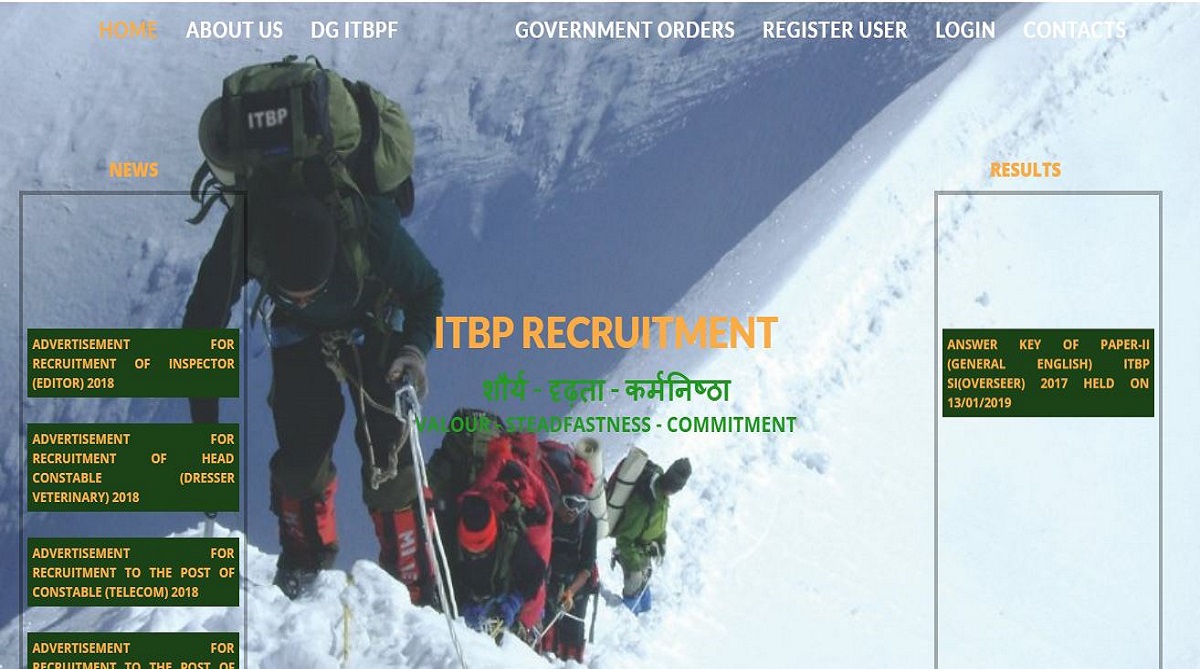 ITBP recruitment: Admit cards released for Constable examination at  .in, check details here - The Statesman
