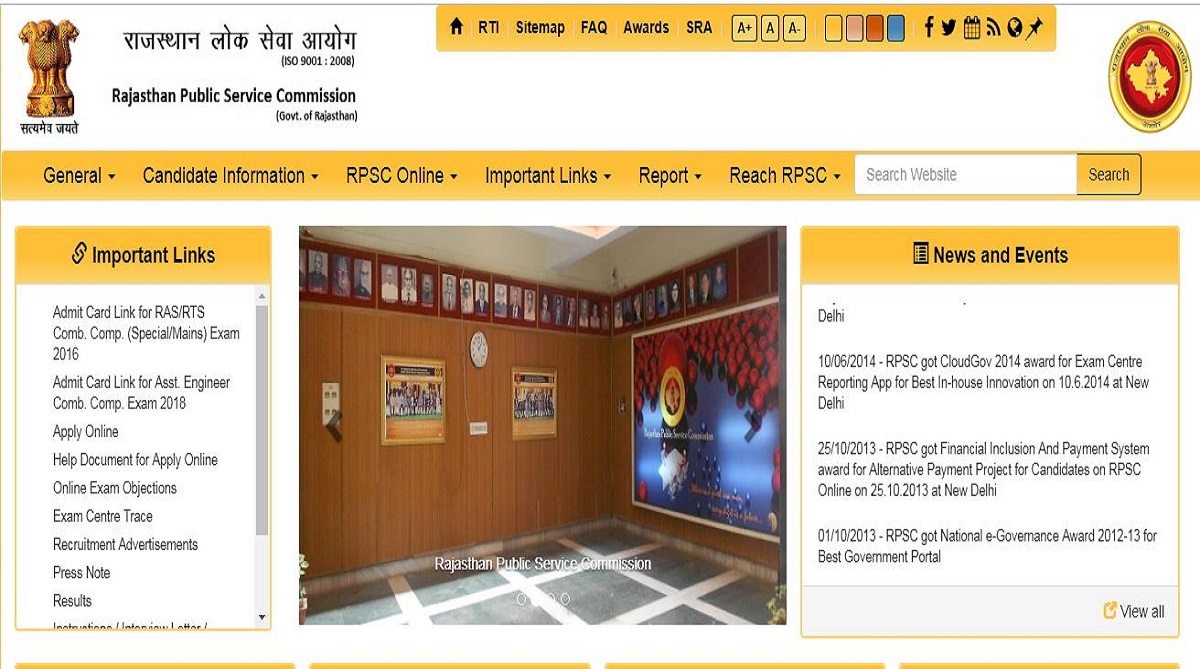 RPSC recruitment: Admit cards for RPSC College Lecturer Interview released at rpsc.rajasthan.gov.in, check direct link here