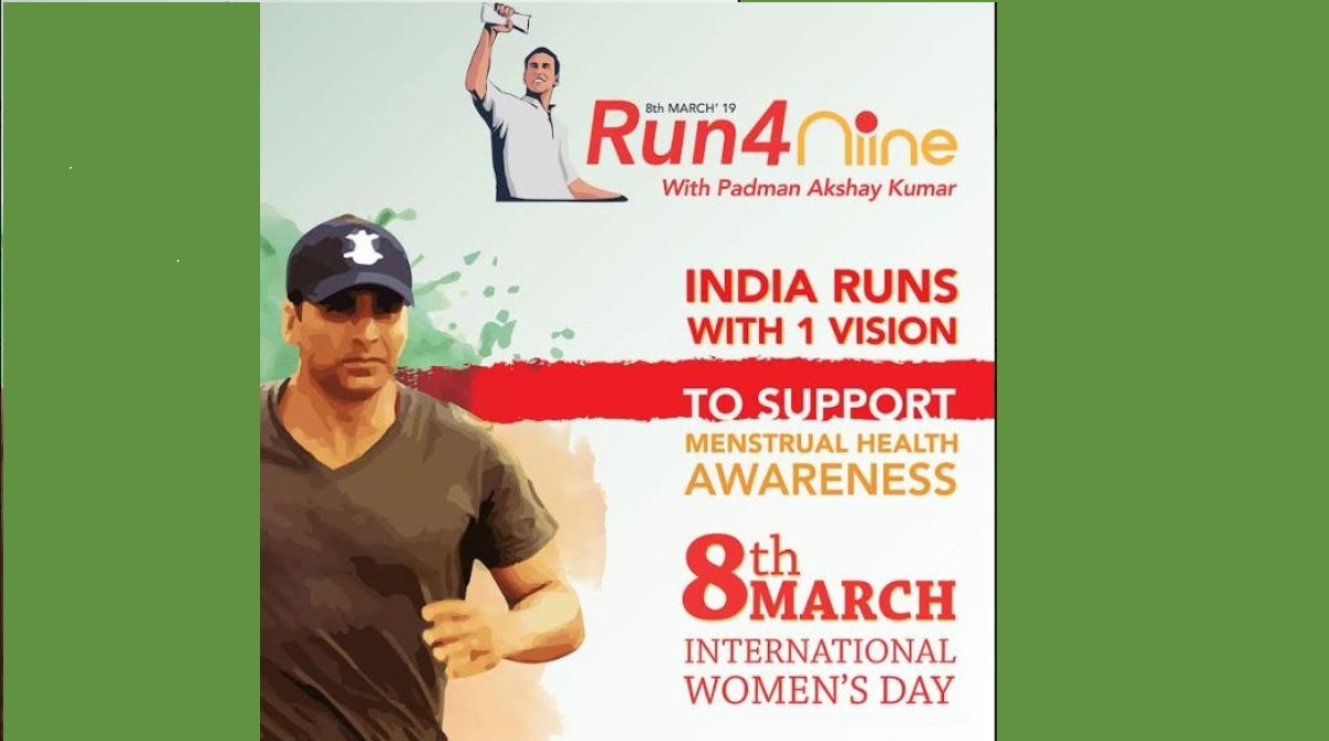 Run with ‘Pad Man’ Akshay Kumar to create awareness about menstrual hygiene