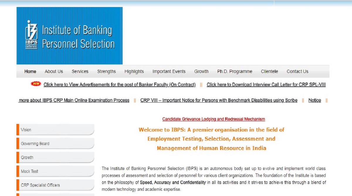 IBPS SO Interview call letter released at ibps.in | Direct link here