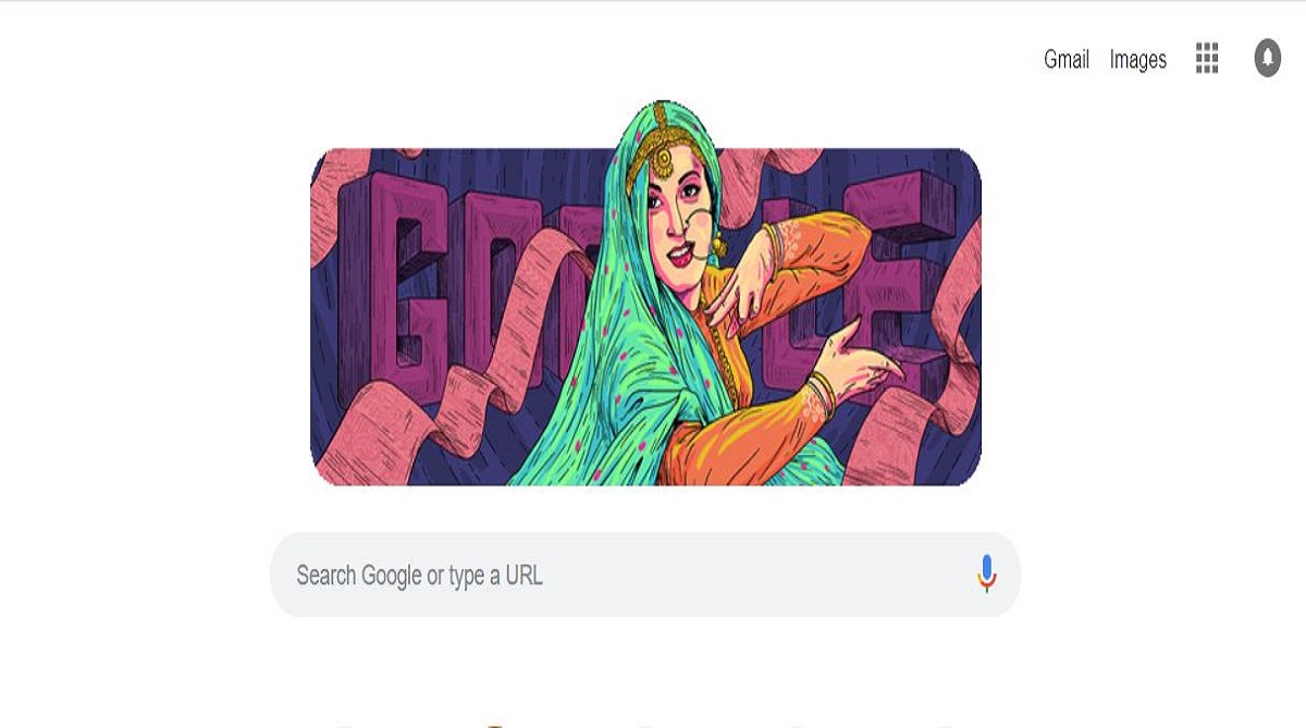 Madhubala Google Doodle, Google Doodle, Madhubala, Mughal-e-Azam, Madhubala's birthday