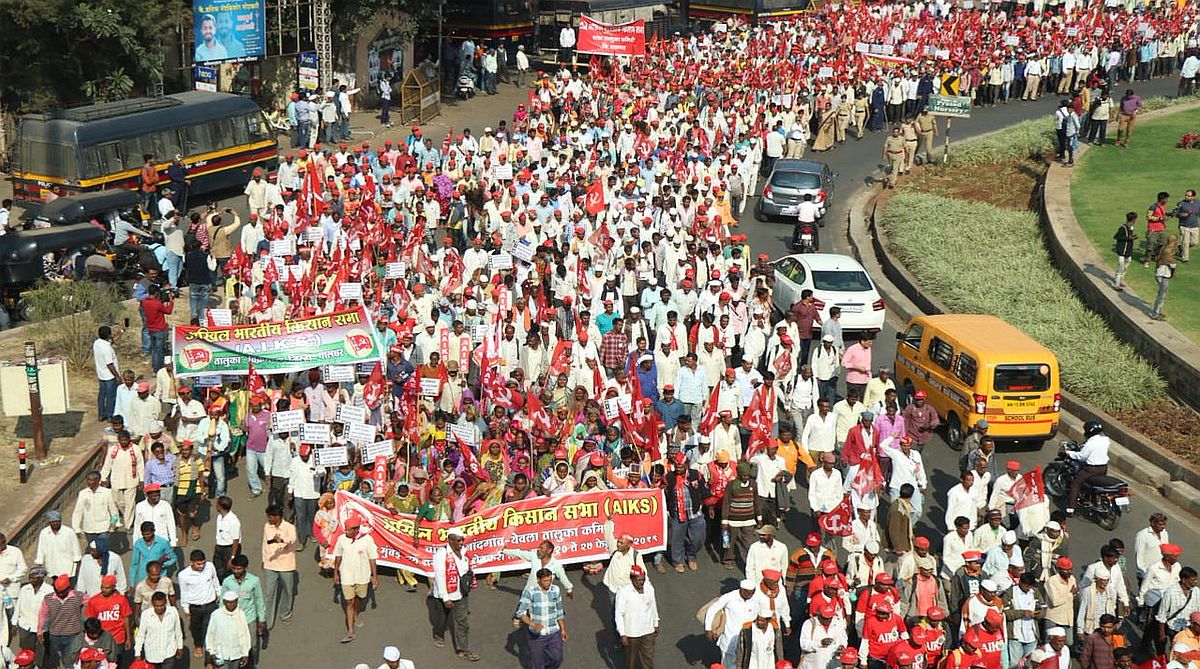 Farmers’ march from Nashik to Mumbai continues as talks with govt inconclusive