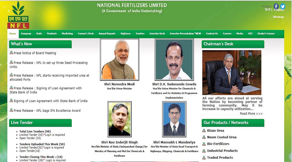 NFL recruitment 2019: Apply online for Non-Executive Group C posts by March 14 at nationalfertilizers.com