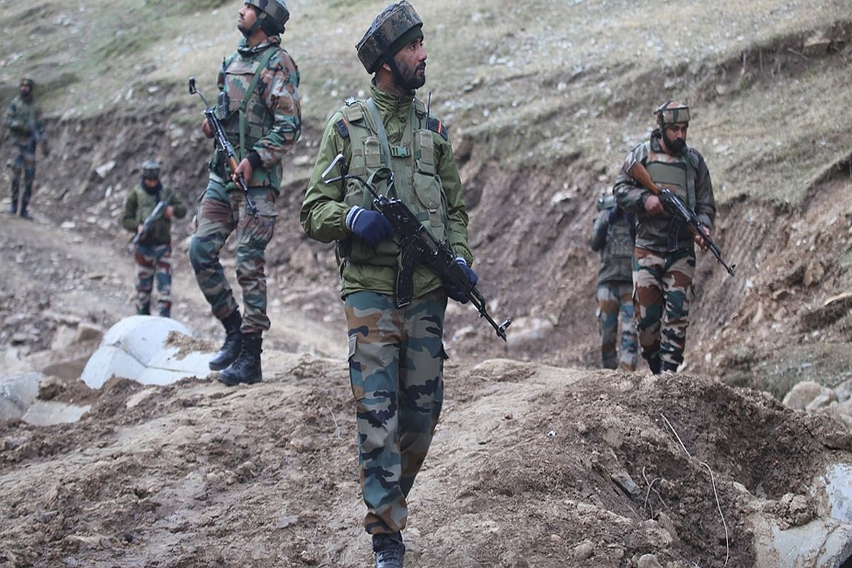 2 terrorists killed in encounter with security forces in J-K, 5 soldiers injured