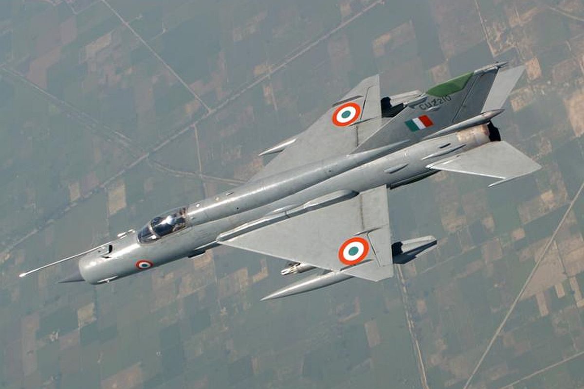 IAF’s MiG-21 fighter jet crashes in Rajasthan’s Bikaner; pilot ejects safely