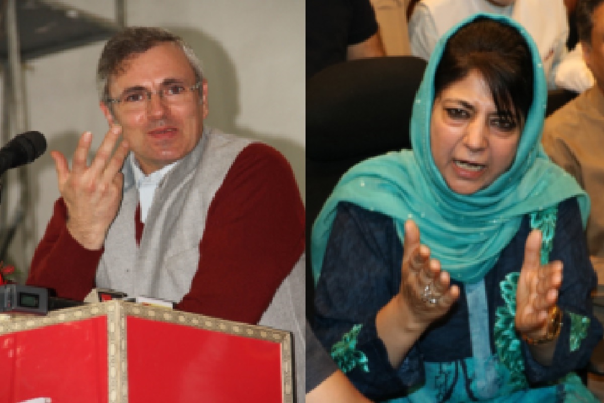Omar accuses PDP of bringing RSS to Kashmir, Mehbooba says NC brought NIA