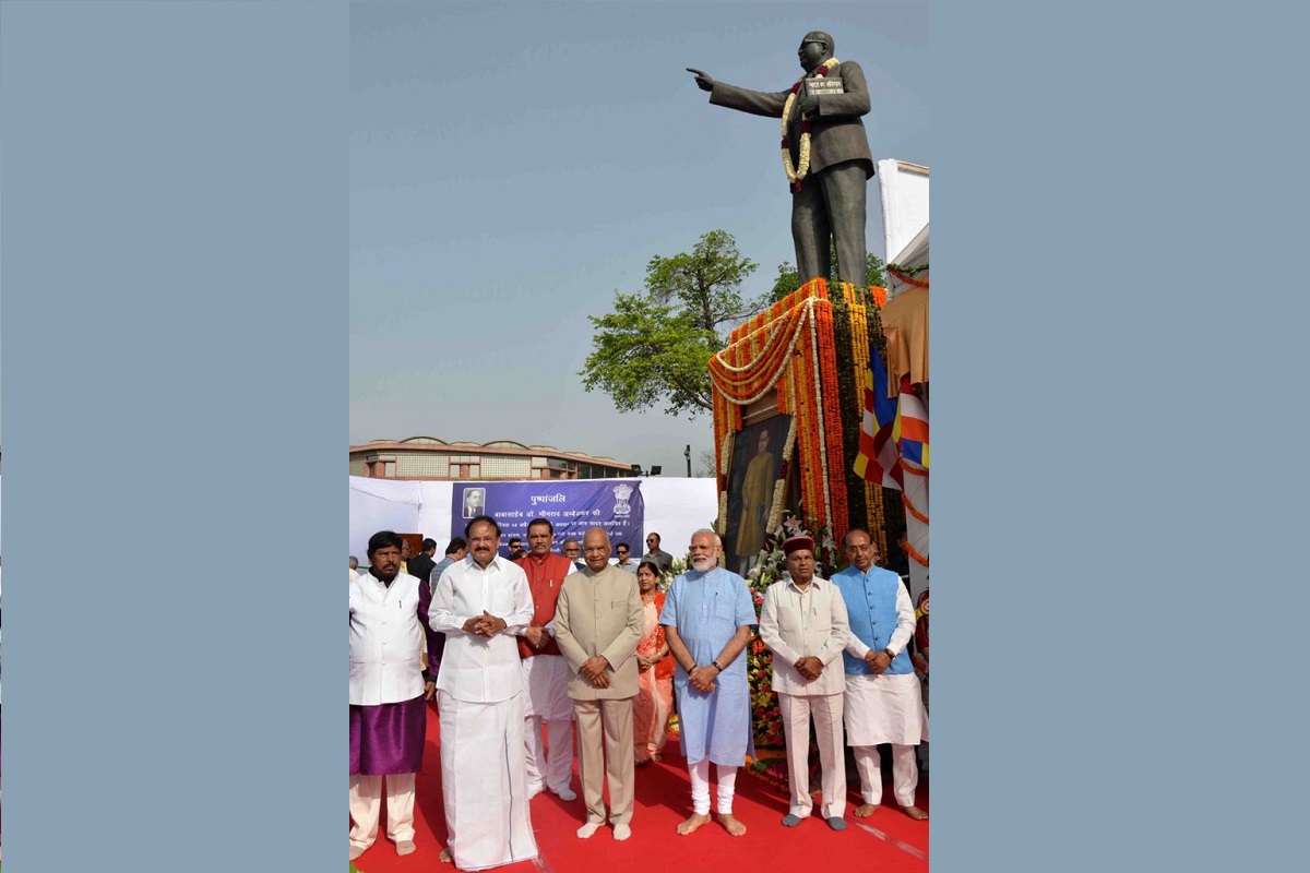 President Kovind, PM Modi pay tributes to Bhimrao Ambedkar on 128th birth anniversary