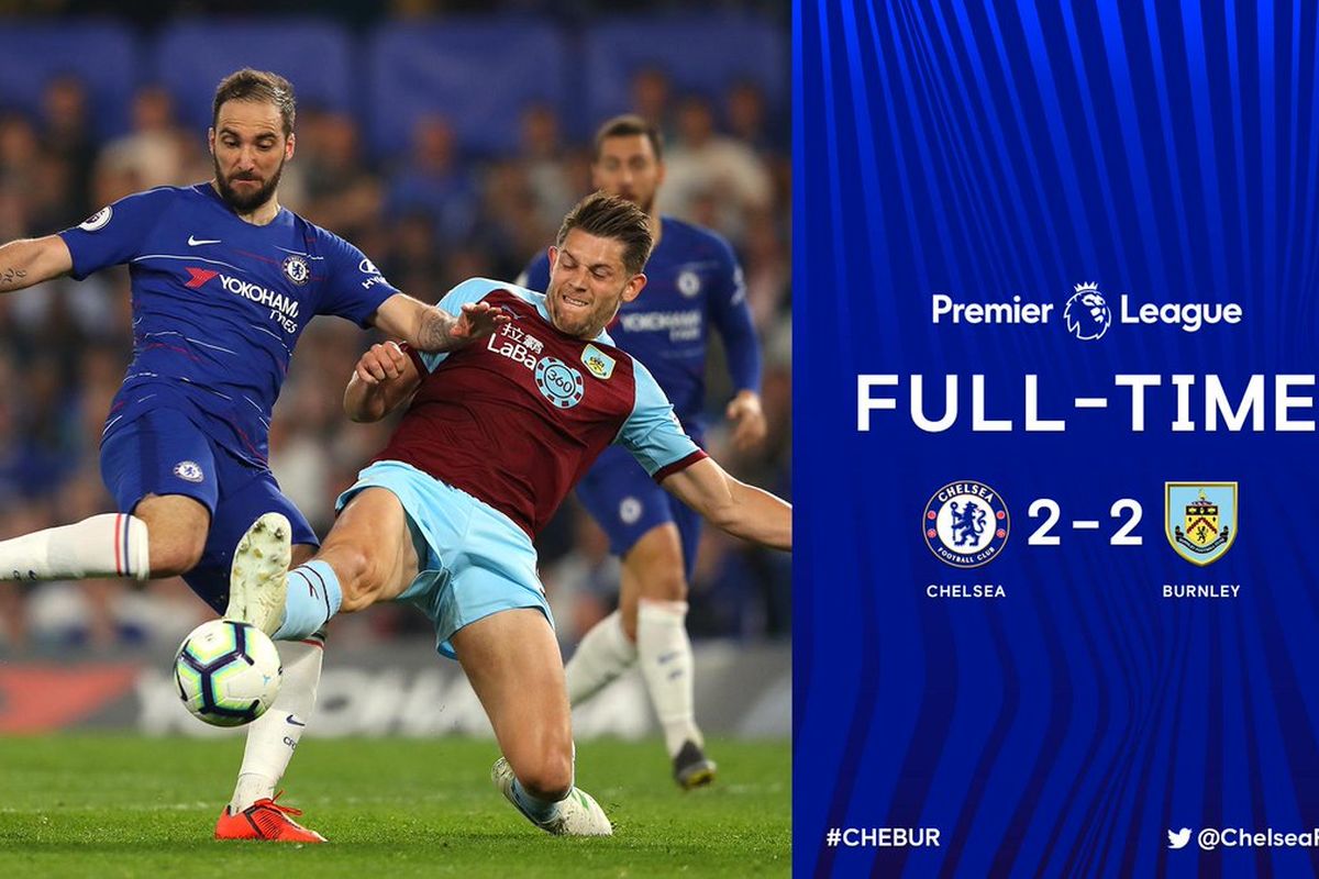 Chelsea up to fourth after frustrating Burnley draw