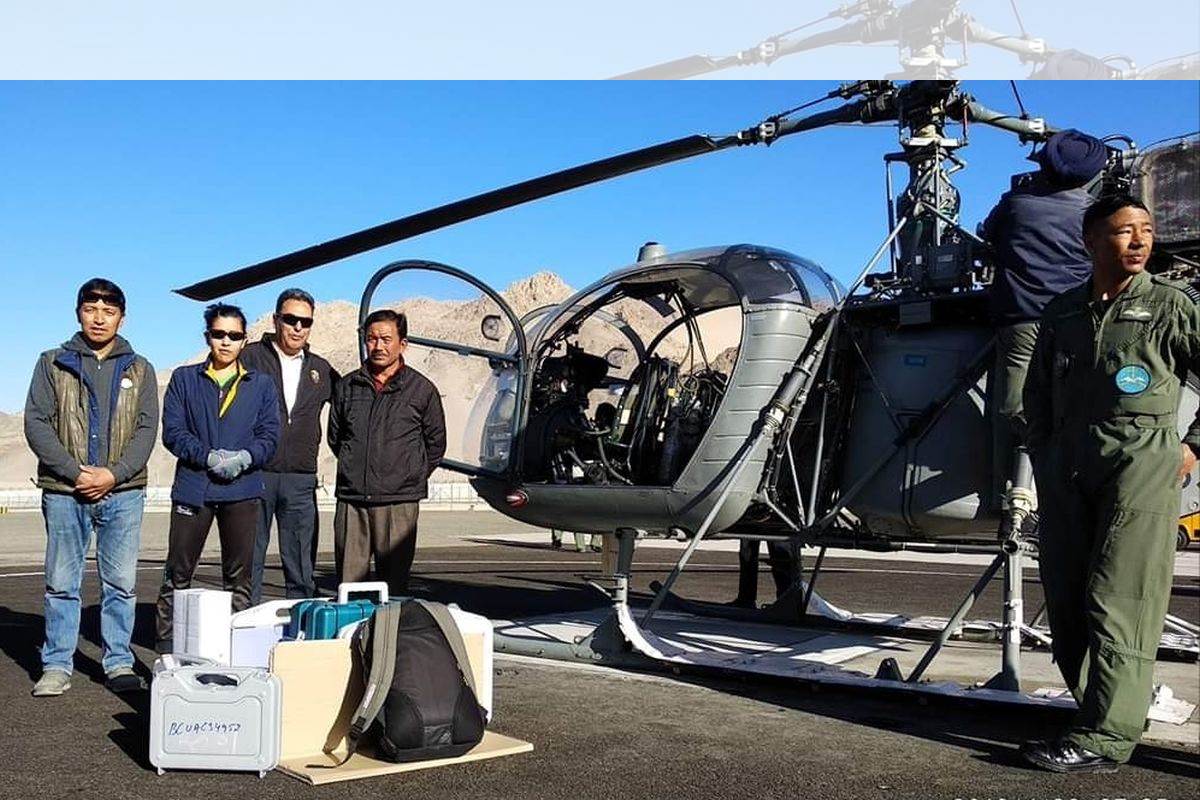 Ladakh votes on May 6, polling team flown to 2 snowbound poll booths