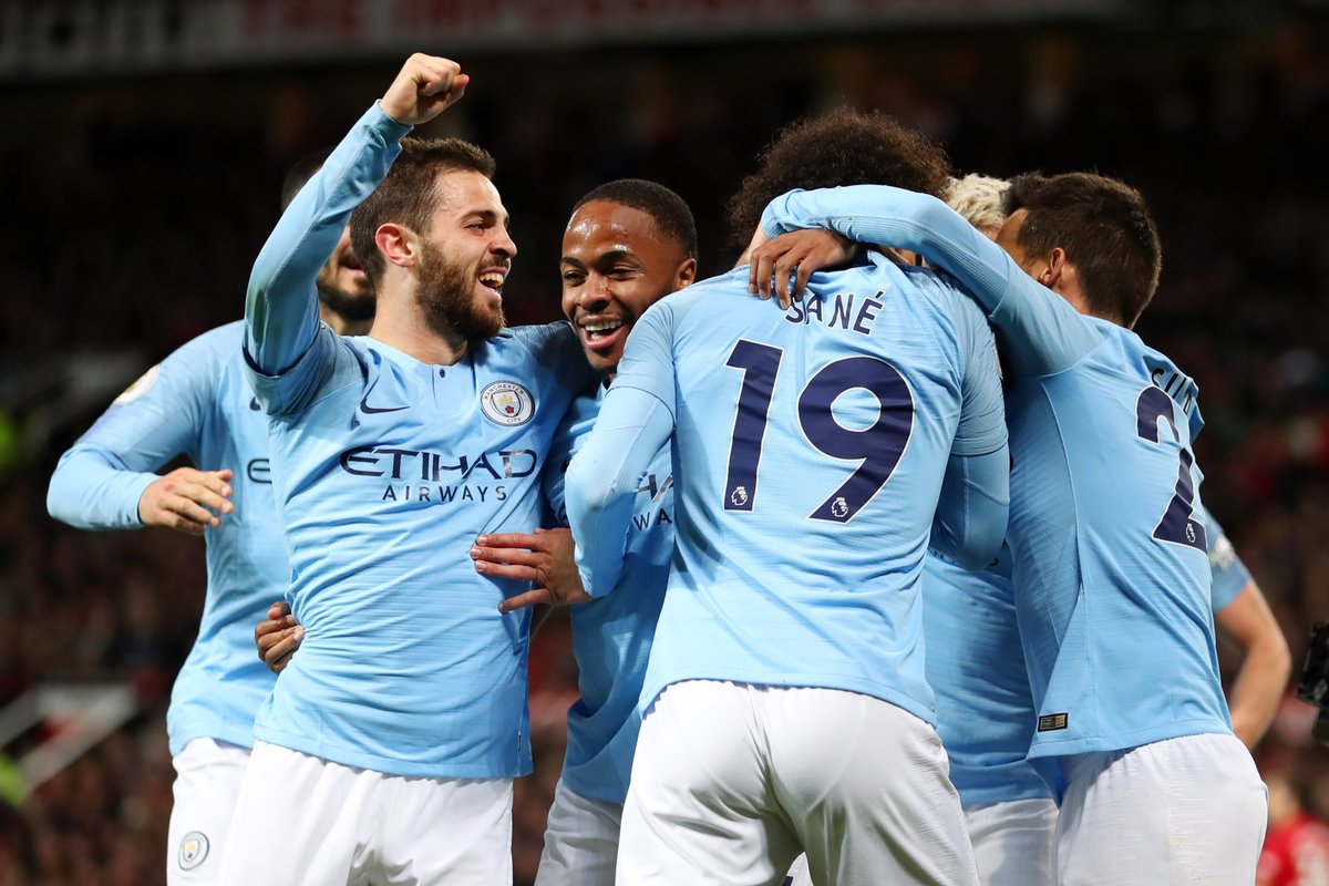 City top United 2-0, gain edge in title race