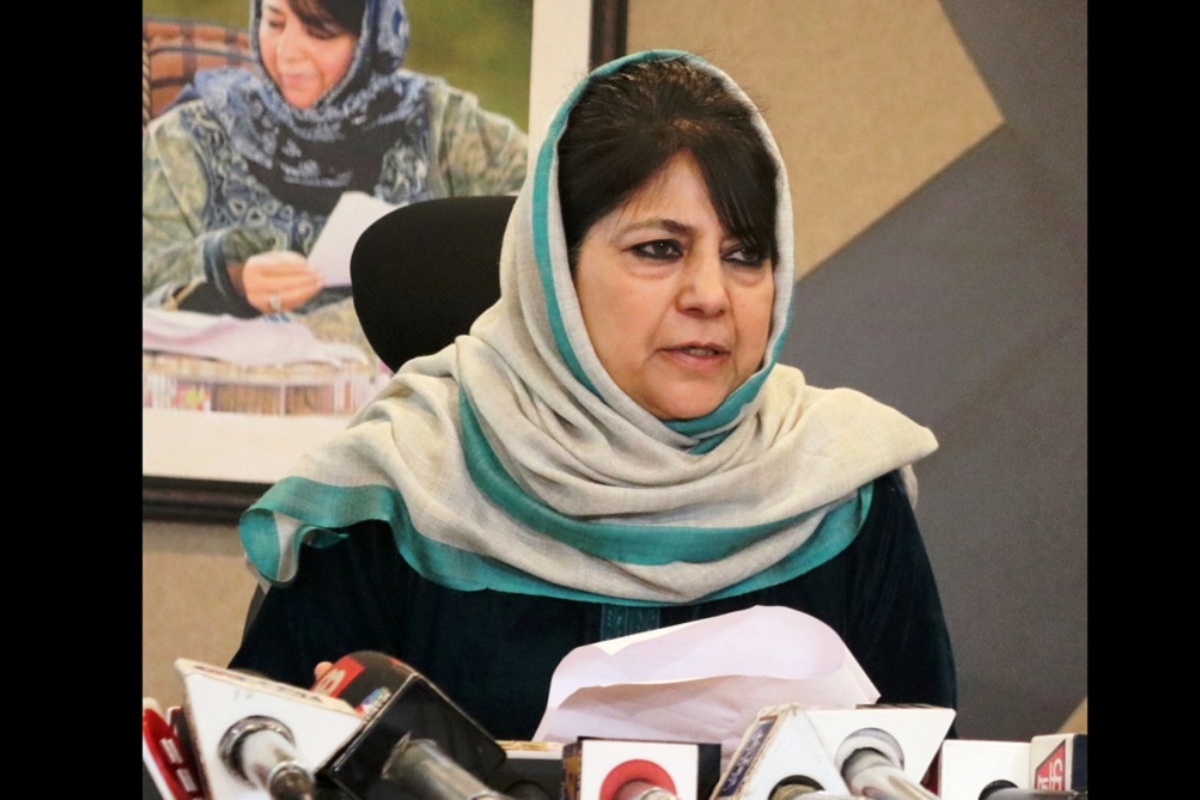 BJP accuses Mehbooba Mufti of misleading Kashmiris with ‘half-baked truth’