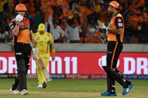 Bairstow, Warner star as SRH rout CSK in Hyderabad