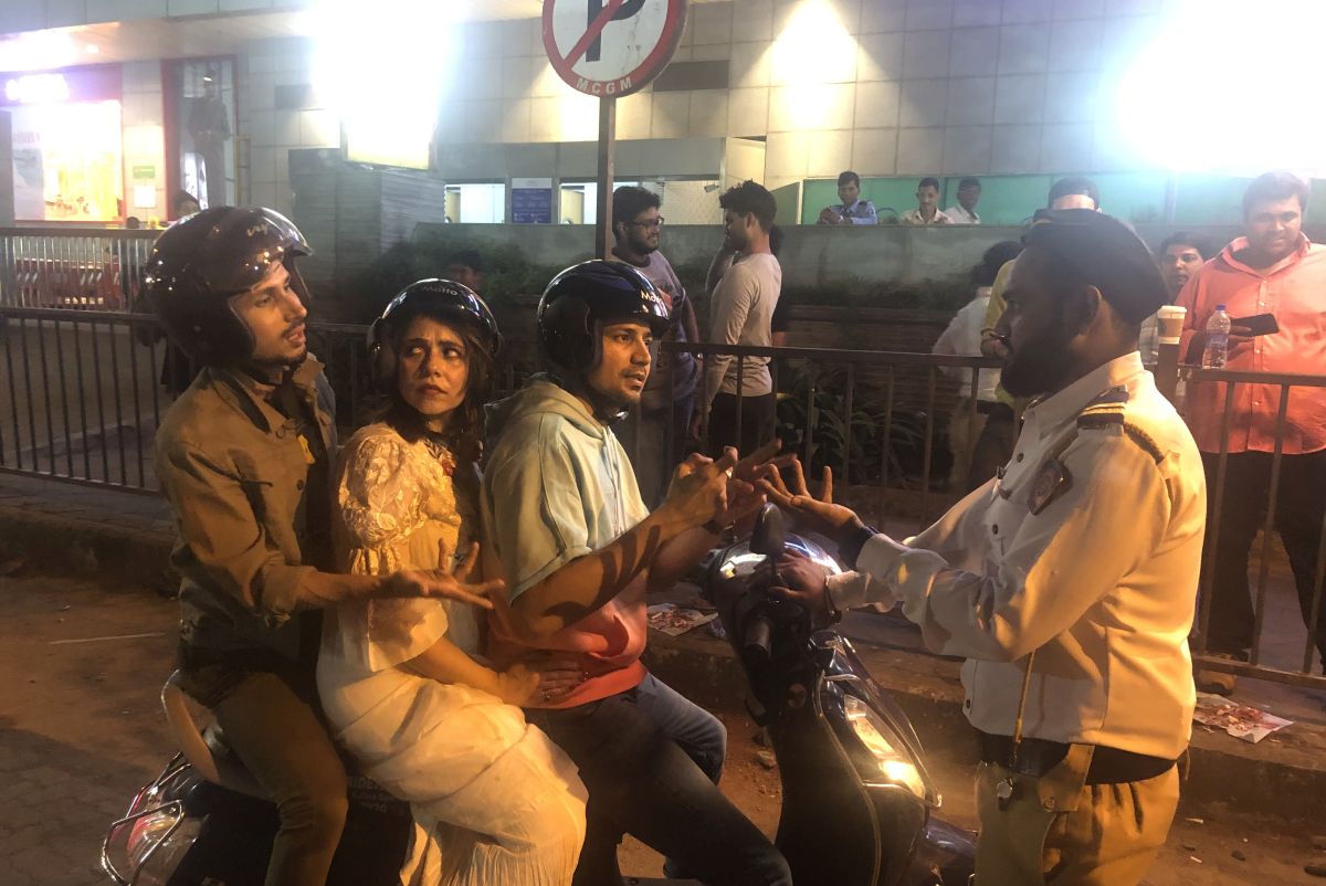 TVF Tripling Cast Joins Hands with Mumbai Police to Address Triple Riding