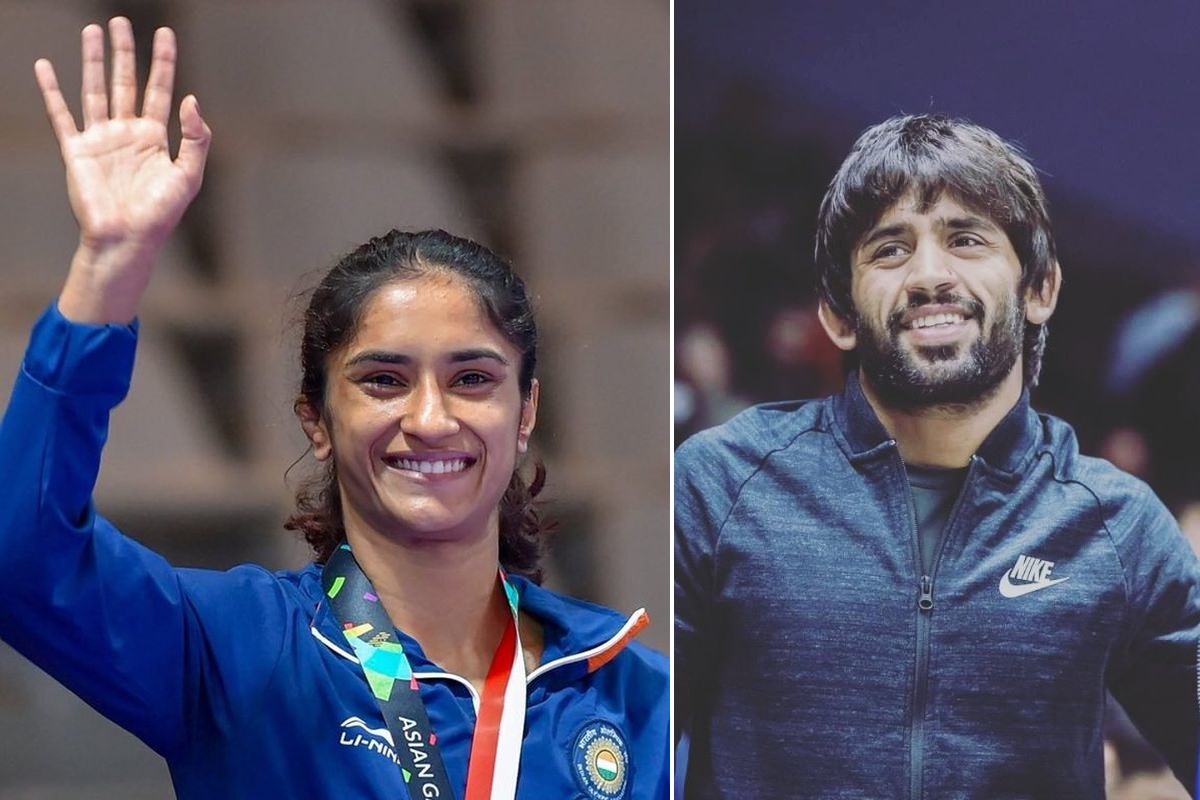 Vinesh Phogat, Bajrang Punia recommended for Rajiv Gandhi Khel Ratna