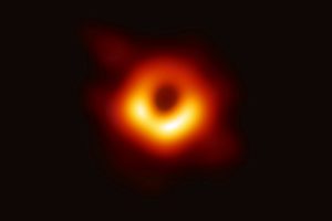 Supermassive black hole in motion detected
