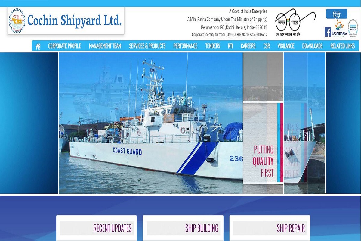CSL recruitment: Applications invited for Ship Draftsman Trainee posts, apply till May 2 at cochinshipyard.com