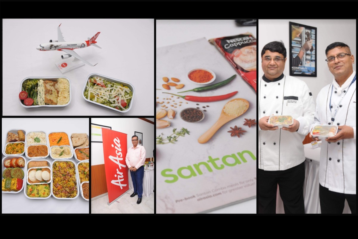 AirAsia introduces new in-flight menu, with focus on vegetarian fare