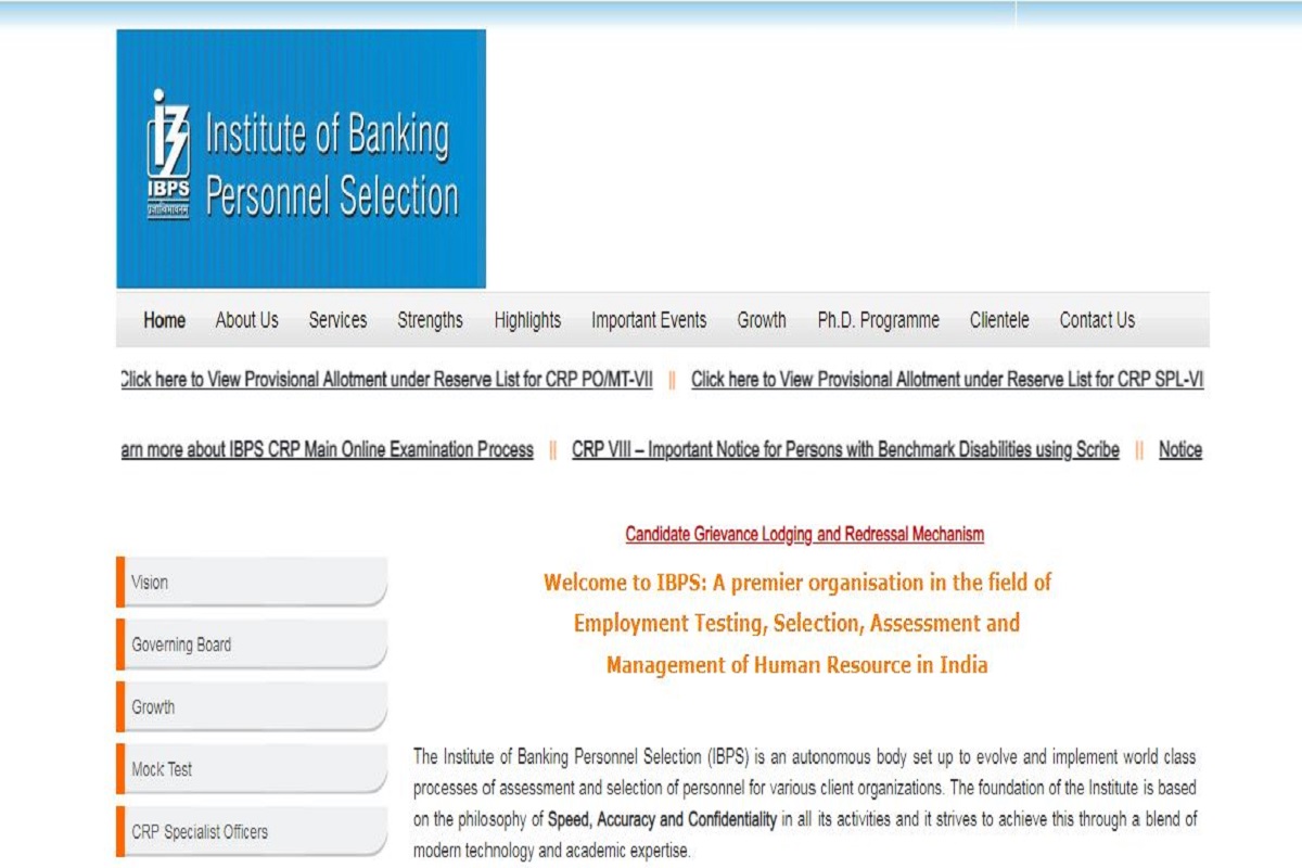 IBPS SO results for main exam and interview declared at ibps.in | Direct link to results here