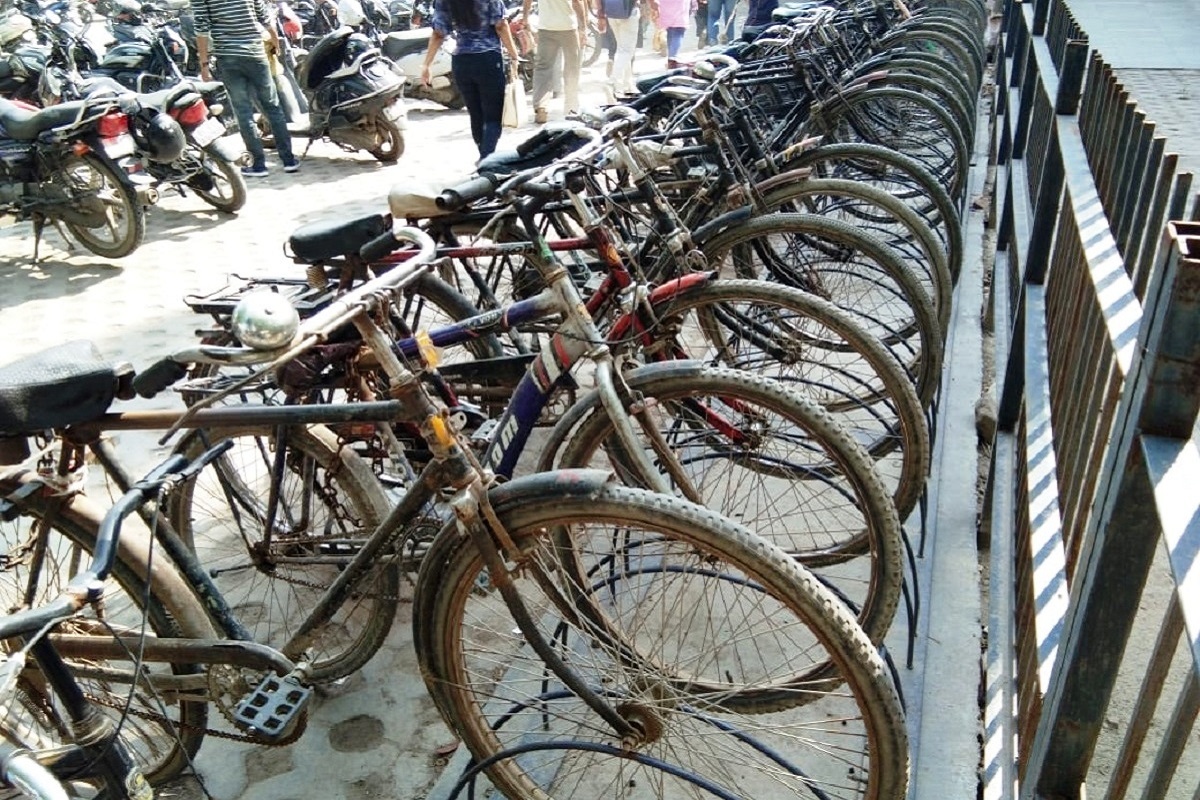 Delhi Metro allots space for bicycle parking at many stations