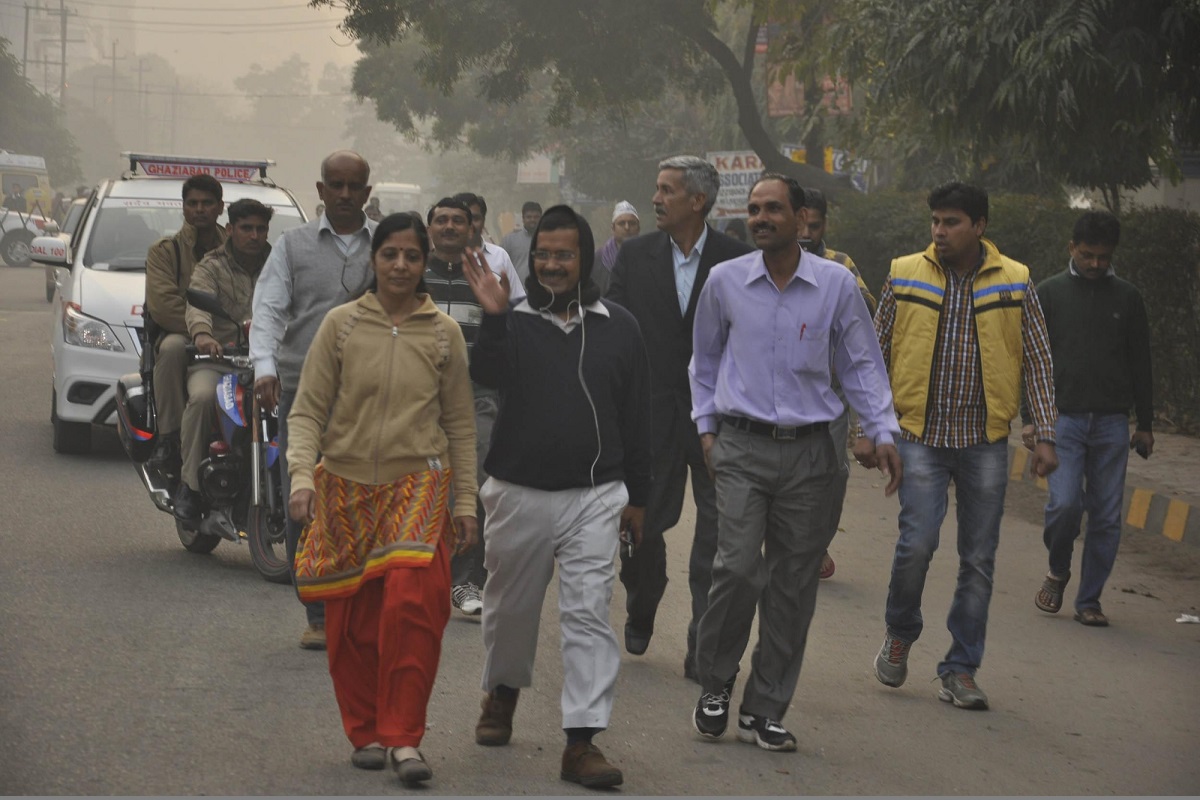 BJP alleges Arvind Kejriwal’s wife holding two voter IDs, files complaint
