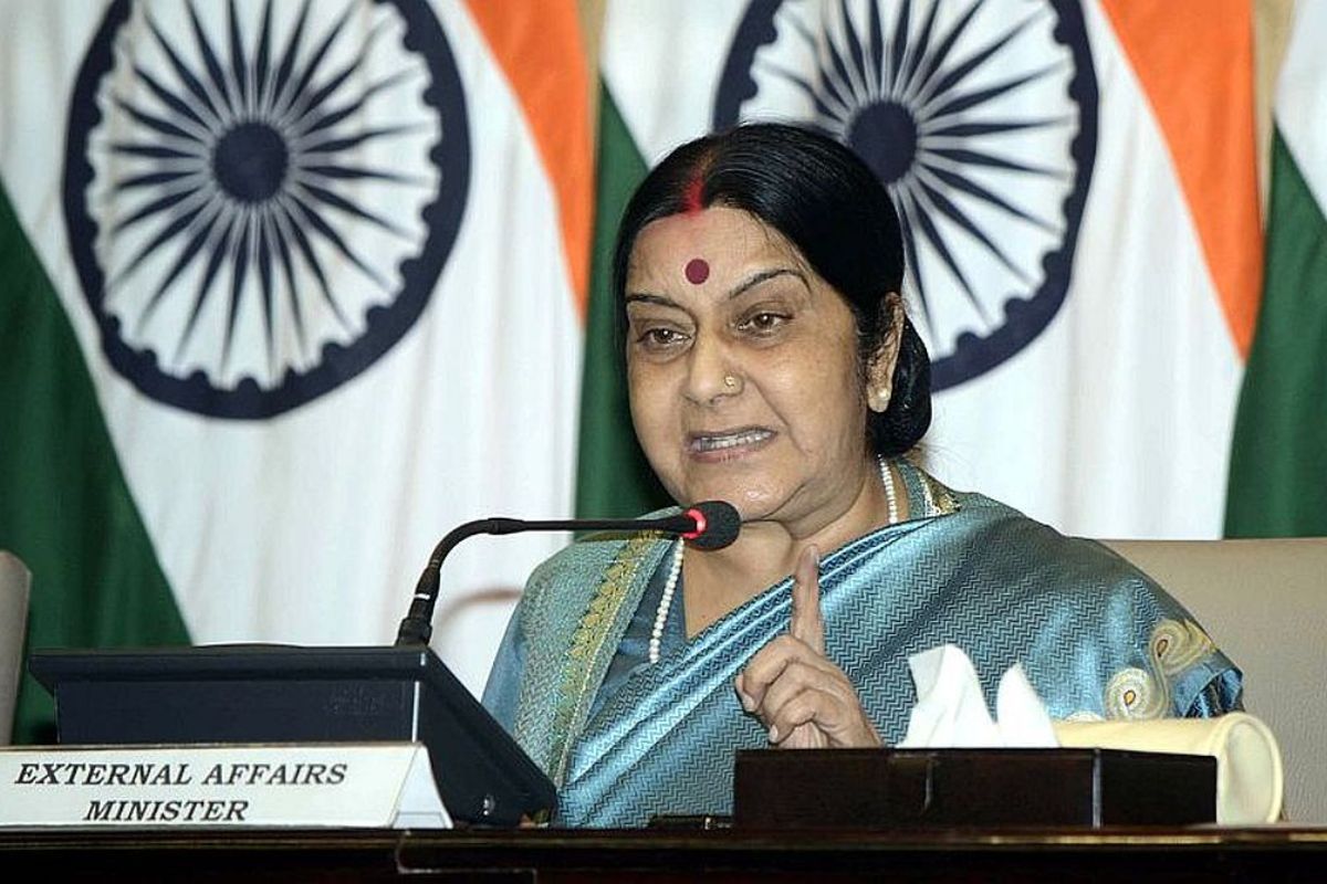 If terrorism not an issue, why go around with SPG security: Sushma Swaraj slams Rahul
