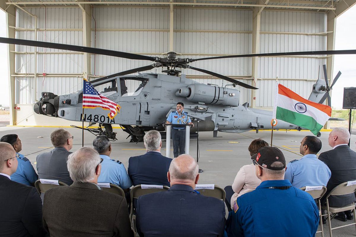 IAF gets its first Apache Guardian attack helicopter at Boeing production facility in US