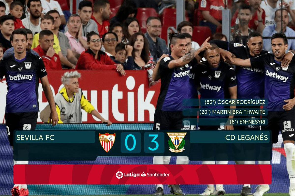 La Liga: Leganes dent Sevilla’s Champions League dream