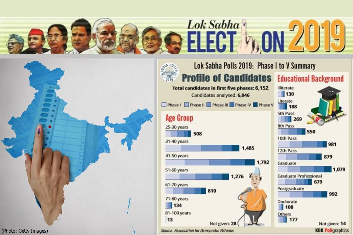 Lok Sabha Elections 2019 Phase 5 Live Updates: 62.46% polling recorded, reports of violence from WB, J-K