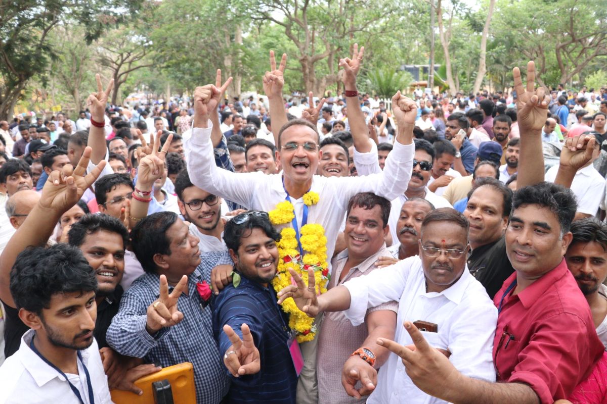 Meanwhile, BJP loses late Manohar Parrikar’s Panaji Assembly seat to Congress
