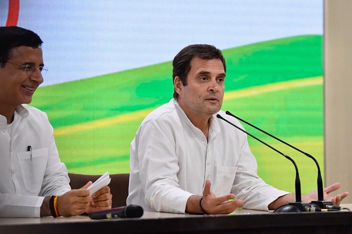 Day before results, Rahul Gandhi slams ‘fake’ exit polls, asks Congress workers to stay alert