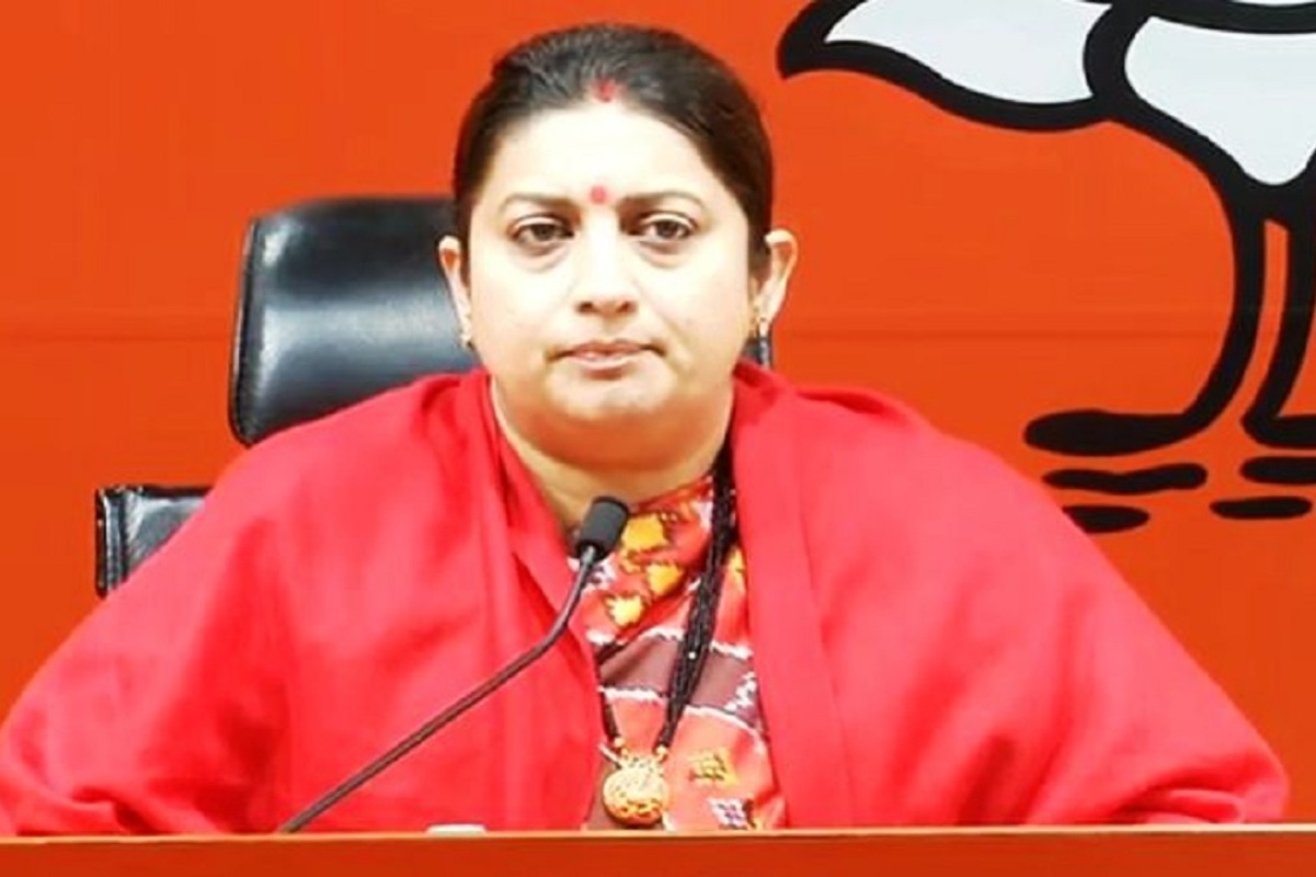 You are lucky you are not arrested for chanting Jai Shri Ram: Smriti Irani in Himachal Pradesh