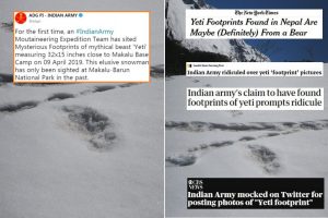 How international media reported Yeti footprints discovery by Indian Army