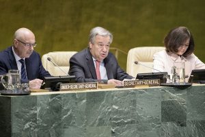 UN chief warns of global threat from fleeing IS foreign fighters