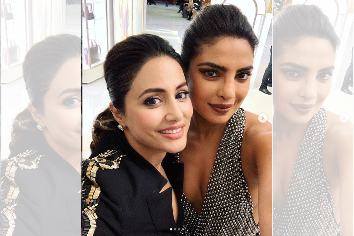 Proud of your achievements: Priyanka Chopra tells Hina Khan after Cannes success
