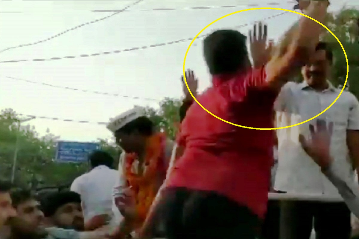 Delhi CM Arvind Kejriwal slapped during roadshow, AAP says ‘big conspiracy’