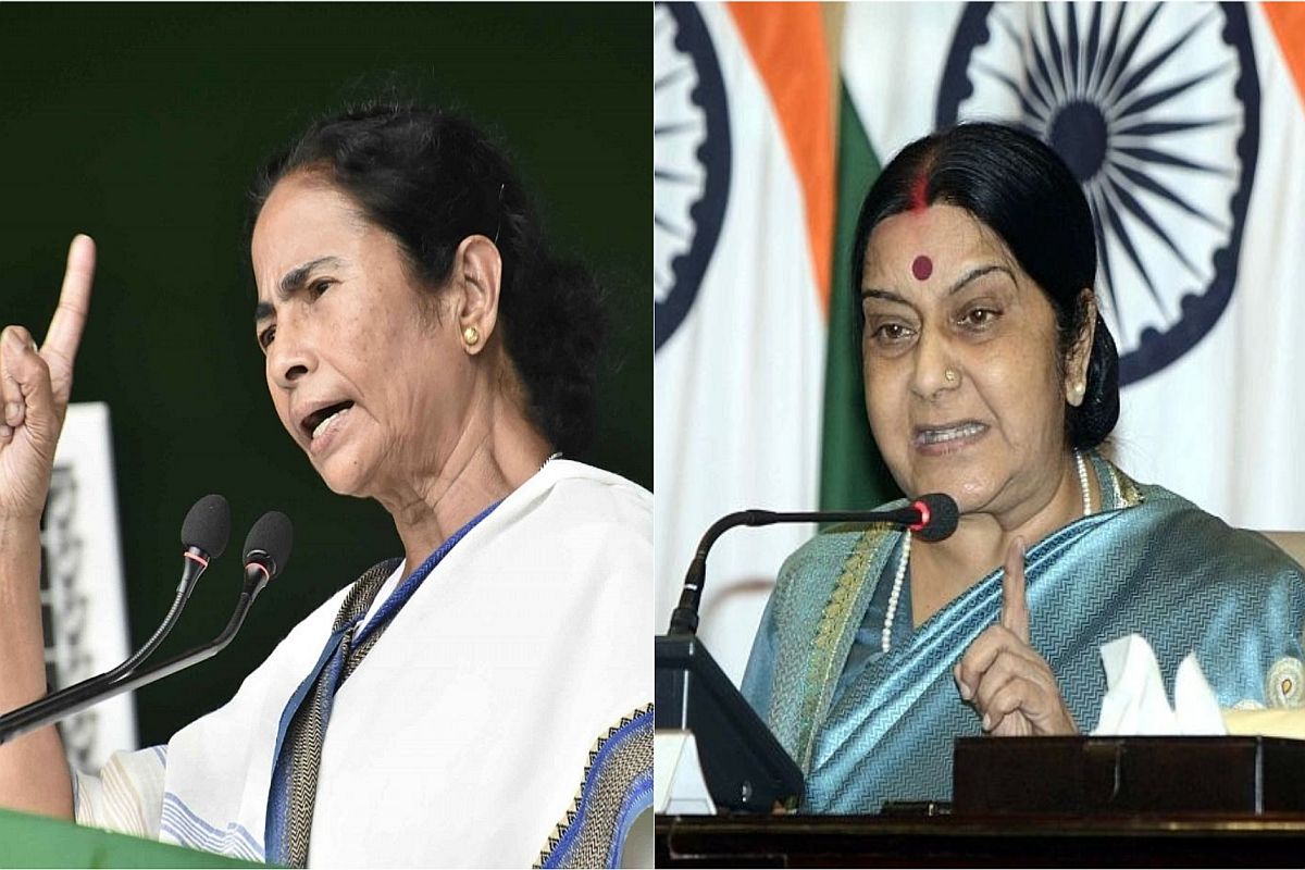 Wanted to give PM Modi ‘tight slap of democracy’, says Mamata; Sushma warns of ‘crossing limits’