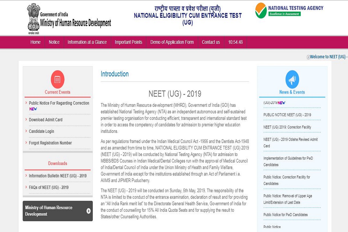 NTA releases NEET answer keys 2019 on ntaneet.nic.in | Check now