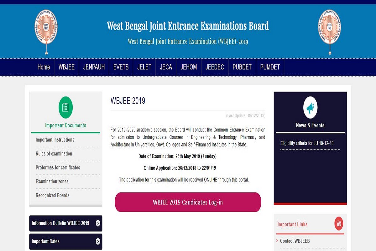 WBJEE 2019 admit cards to be released soon at wbjeeb.nic.in | Check steps to download results here