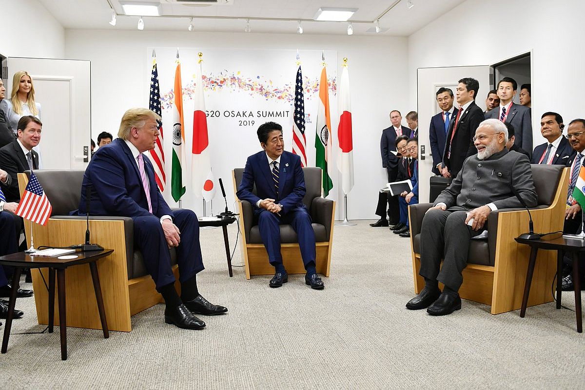 Modi holds trilateral meet with Abe, Trump on Indo-Pacific, calls JAI ‘productive’