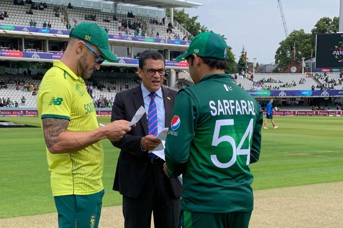 ICC Cricket World Cup 2019: Pakistan opt to bat against South Africa
